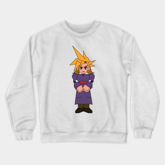 Miss Cloud Strife Crewneck Sweatshirt by inotyler